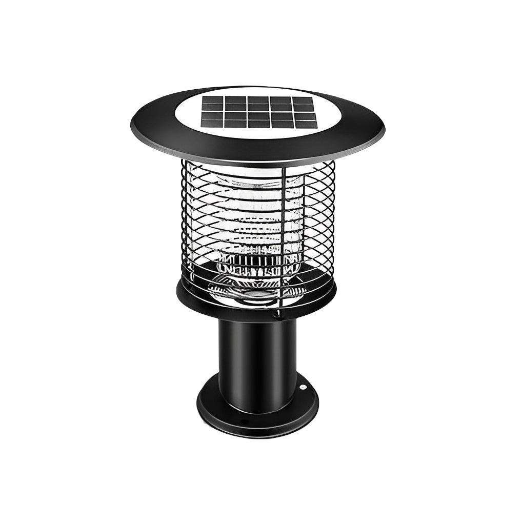 Solar Light Bug Zapper Solar Garden Purple-Light Mosquito Killer Lamp