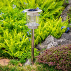 Solar Light Bug Zapper Solar Garden Purple-Light Mosquito Killer Lamp