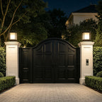 Solar Light for Main Gate Pillar Modern Outdoor Lighting