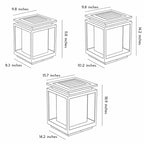 Solar Light for Main Gate Pillar Modern Outdoor Lighting
