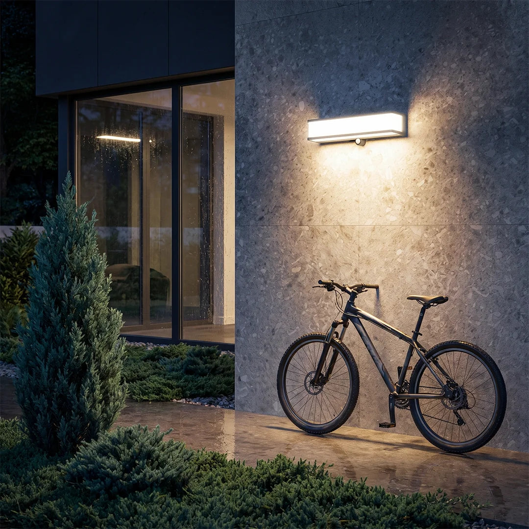 Solar Light Outdoor Wall Mount Waterproof Wall Light Sensor Lamp