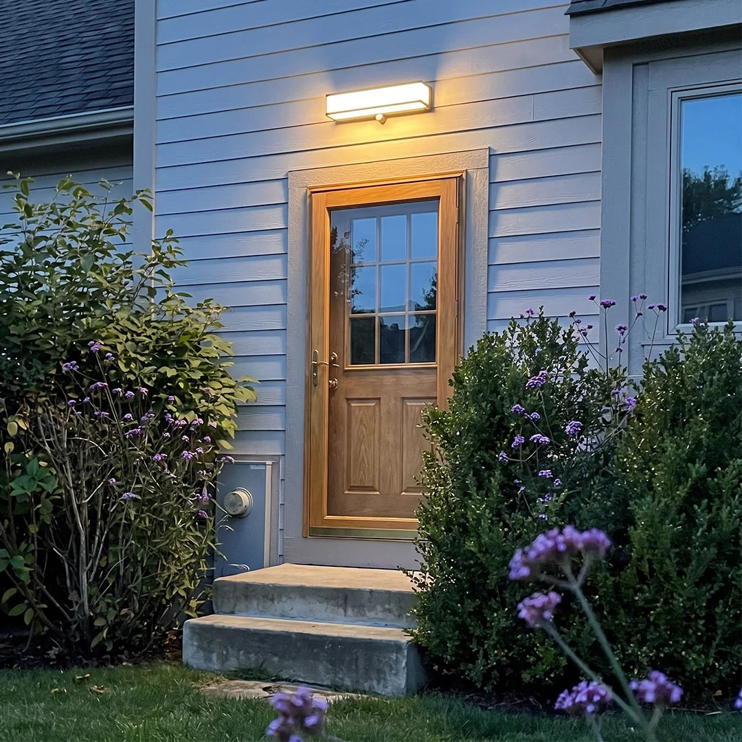 Solar Light Outdoor Wall Mount Waterproof Wall Light Sensor Lamp