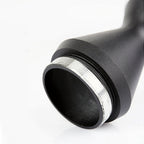 Solar Light Post Cap Minimalist Black LED Metal Light