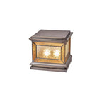Solar Lights Pillar Modern Copper Outdoor Gate Lighting