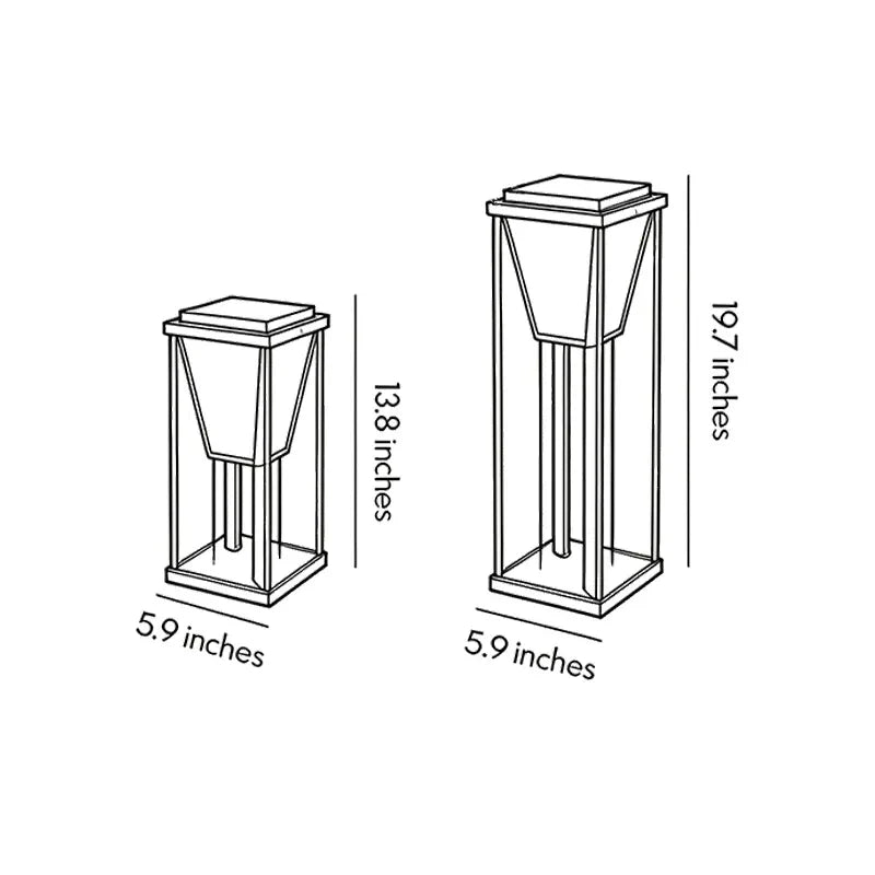 Bollard Landscape Lights Modern Minimalist Outdoor Lawn Light