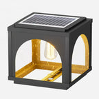 Solar Outdoor Pillar Lights Modern E27 Courtyard Lights
