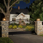 Solar Outdoor Pillar Lights Modern E27 Courtyard Lights