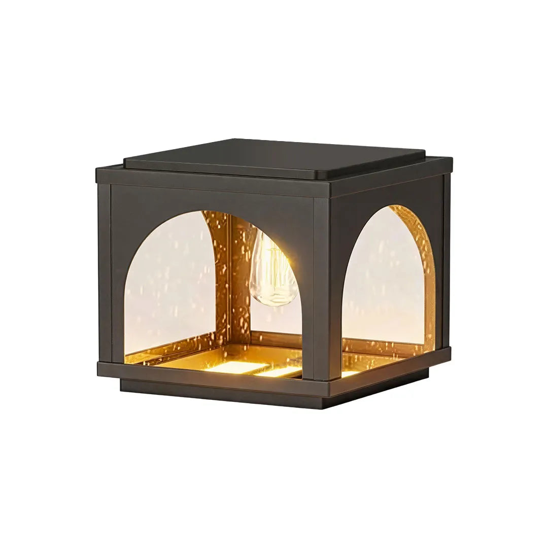 Solar Outdoor Pillar Lights Modern E27 Courtyard Lights