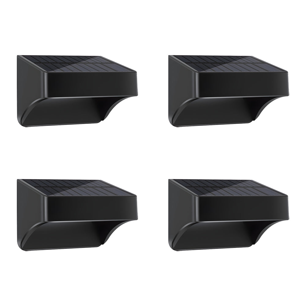4 PCS Solar Outdoor Wall Lights Dusk to Dawn Waterproof Ambient Light