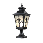 Cast Aluminum Post Light European Retro Fence Light