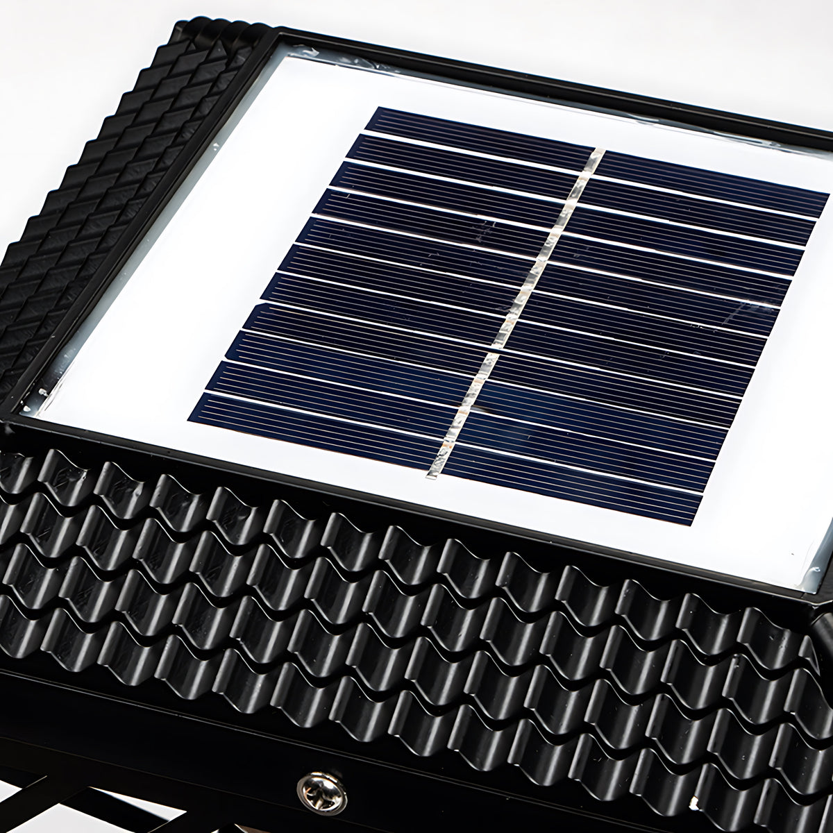 Black Landscape Lighting Solar-Powered Waterproof Stainless Steel