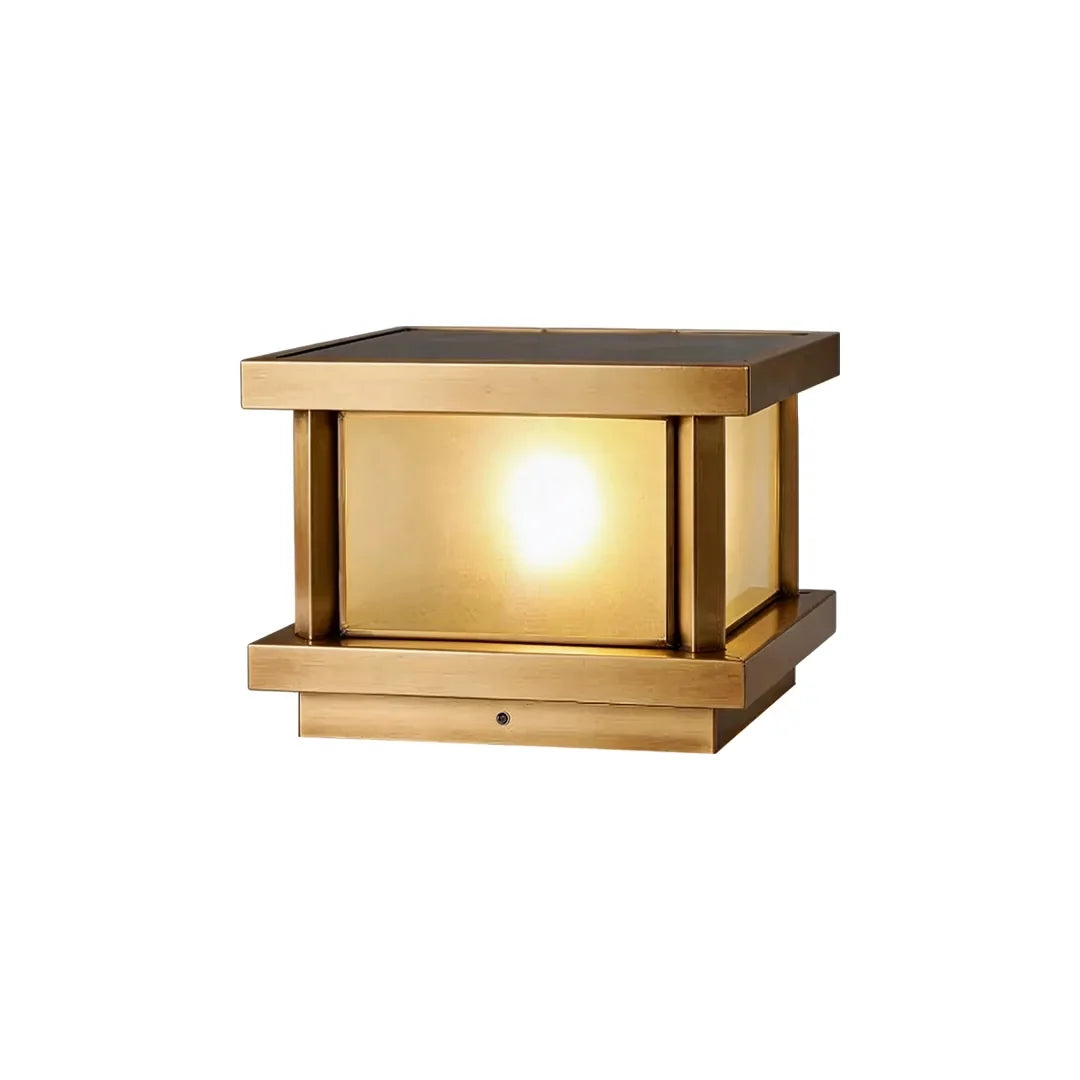 Outdoor Lights for Pillar Tops Modern Copper Waterproof Light