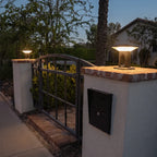 Gate Pillar Lights Modern Low-Profile Outdoor Light