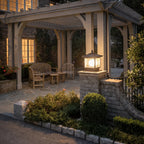 Landscape Pillar Lighting Vintage Roofline Outdoor Light