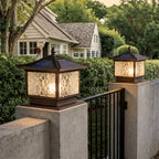 Landscape Pillar Lighting Vintage Roofline Outdoor Light