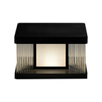 [Open-Box]Solar Pillar Lights Waterproof LED Glass Acrylic Modern Light