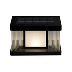 [Open-Box]Solar Pillar Lights Waterproof LED Glass Acrylic Modern Light