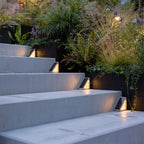 Solar Powered Lights for Steps Modern Waterproof Triangle Ladder Light