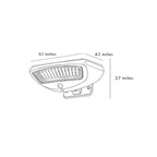 Solar Powered Motion Sensor Wall Light Adjustable Waterproof Light