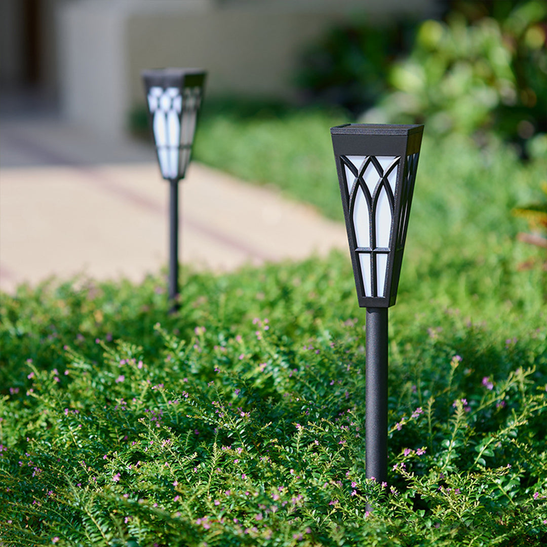 Waterproof LED Lawn Light Post Solar