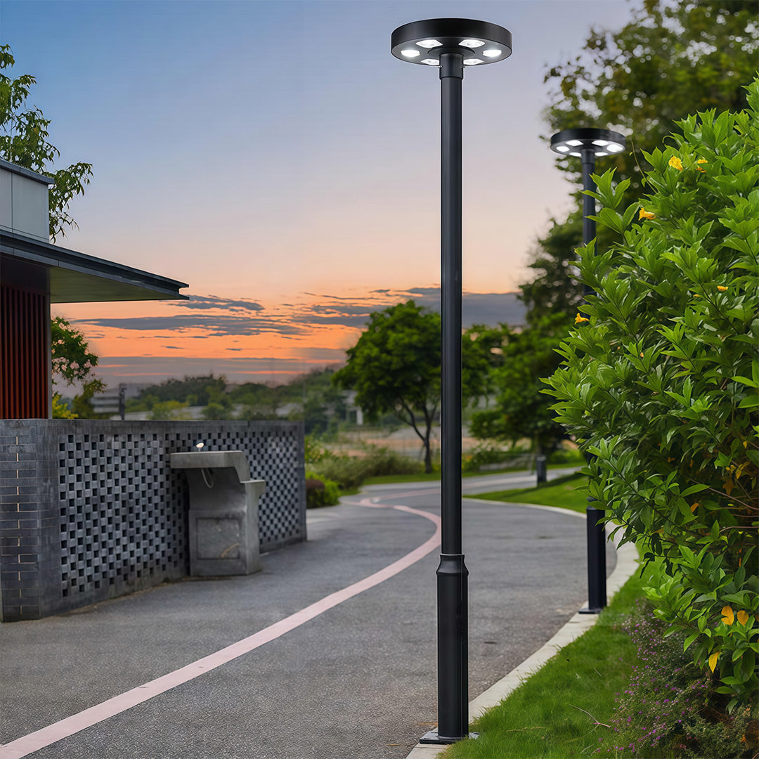 Solar Power Street Lighting Outdoor Garden High Pole Light