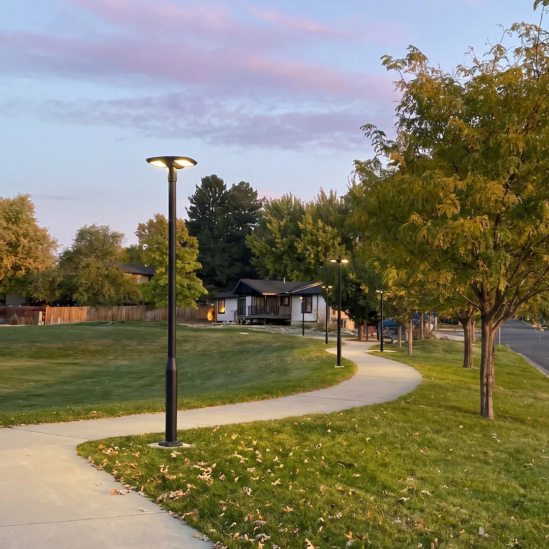 Driveway Lamp Post Lights Modern Outdoor Garden Street Light