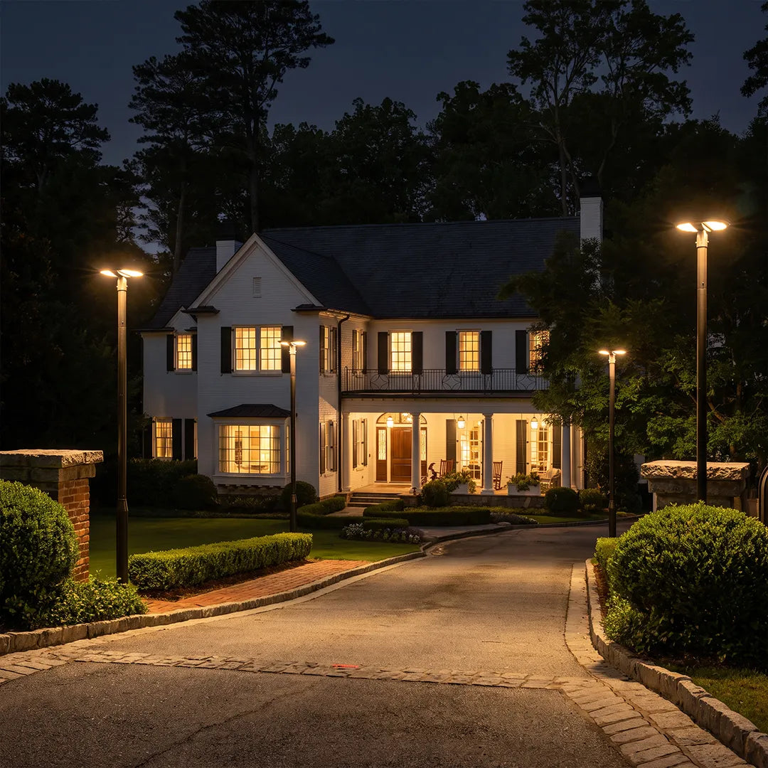 Driveway Lamp Post Lights Modern Outdoor Garden Street Light