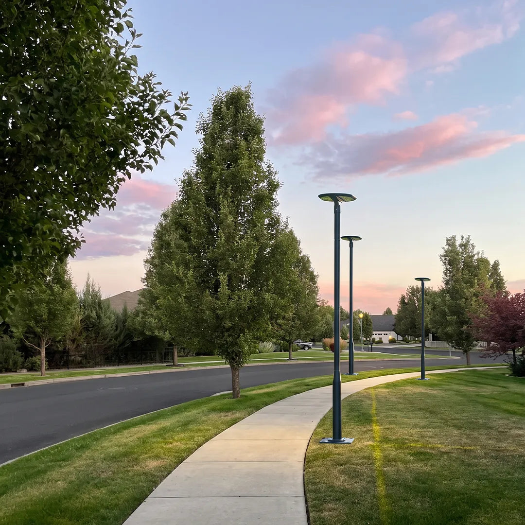 Driveway Lamp Post Lights Modern Outdoor Garden Street Light