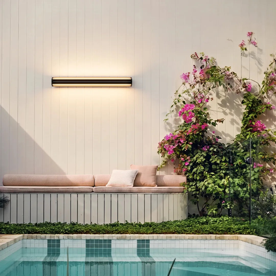 Modern Outdoor Sconce LED Architectural Slim Linear Light