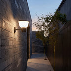 Modern Outdoor Wall Lights Rounded Cup-Shaped Light