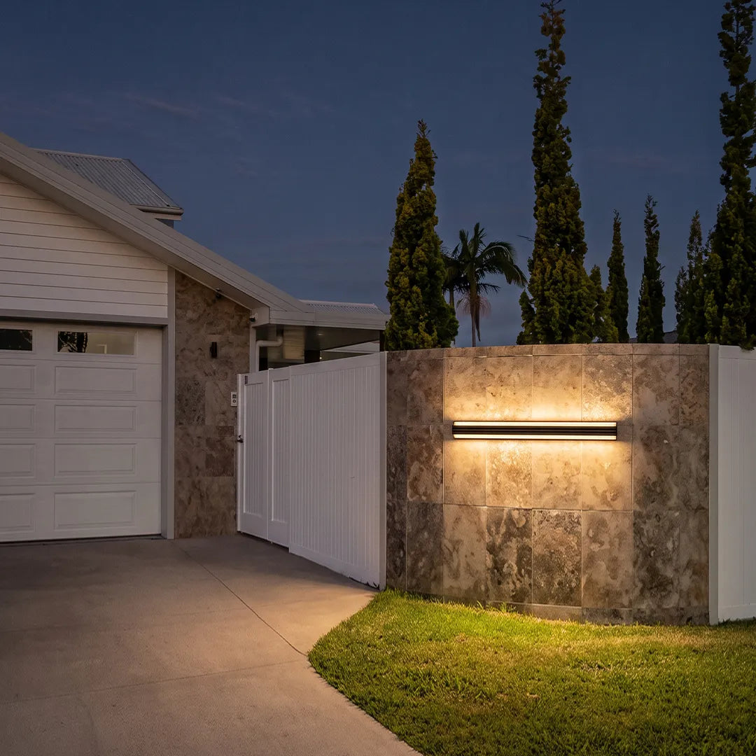 Modern Outdoor Sconce LED Architectural Slim Linear Light