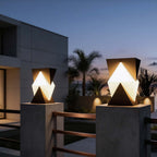 Special Shaped Pillar Light Modern Style Waterproof LED Post Light