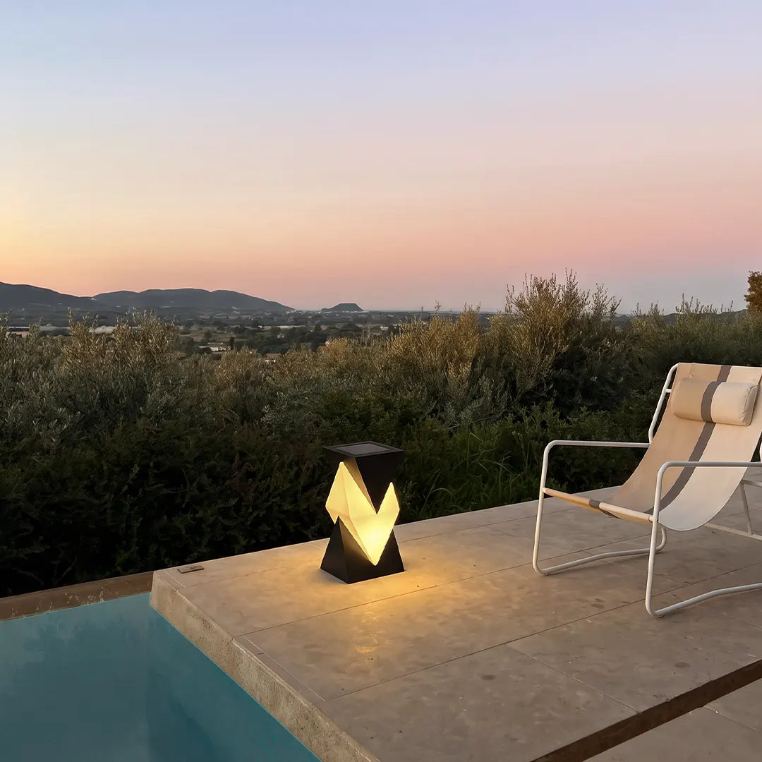 Special Shaped Pillar Light Modern Style Waterproof LED Post Light