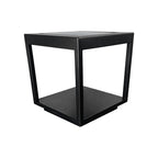 Concrete Pillar Lights Modern Open-Frame Square LED Light
