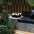 Square Outdoor Lights Simple Geometry Waterproof LED Light
