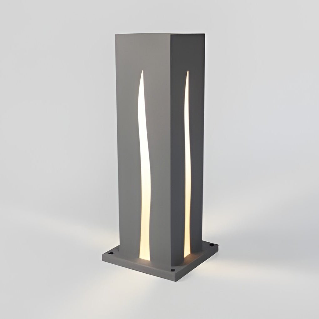 Elegant Rectangular Garden Pathway Lights Landscape LED Outdoor Illumination