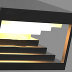 [Open-Box]Square Pillar Lights Creative Waterproof Black Modern Light
