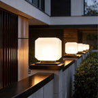 Square Pillar Lights Waterproof Outdoor LED Metal Light