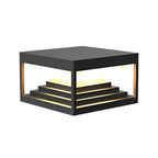 [Open-Box]Square Pillar Lights Creative Waterproof Black Modern Light