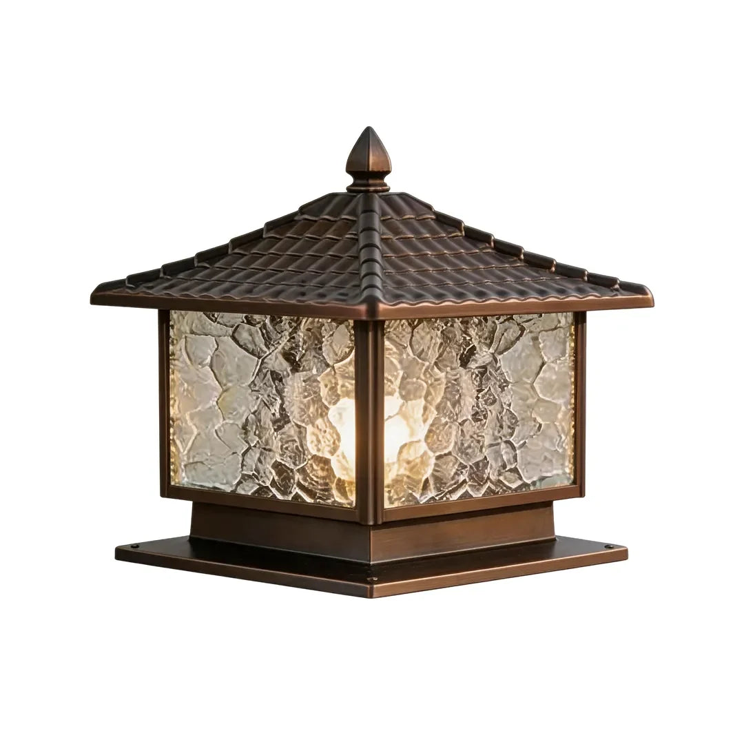 Landscape Pillar Lighting Vintage Roofline Outdoor Light