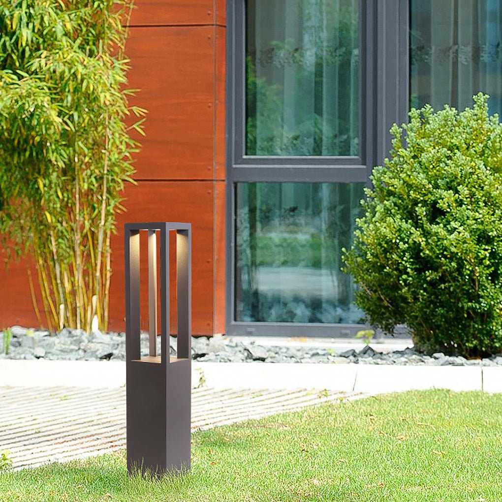 Square Stainless Steel LED Outdoor Landscape Lawn Light