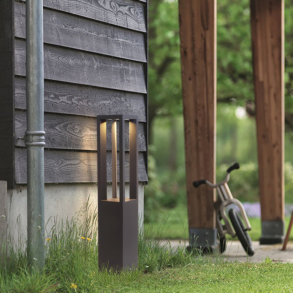 Square Stainless Steel LED Outdoor Landscape Lawn Light