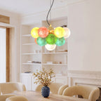 Stained Glass Chandeliers Modern Creative LED Ceiling Light