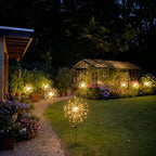 Starburst Garden Lights Solar LED Waterproof Firework Landscape Light