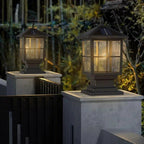 [Open-Box]Stone Light Pillar Traditional Black Waterproof LED Light