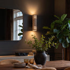Stone Wall Light Natural Yellow Travertine Outdoor LED Light