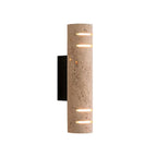 Stone Wall Light Natural Yellow Travertine Outdoor LED Light