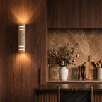 Stone Wall Light Natural Yellow Travertine Outdoor LED Light