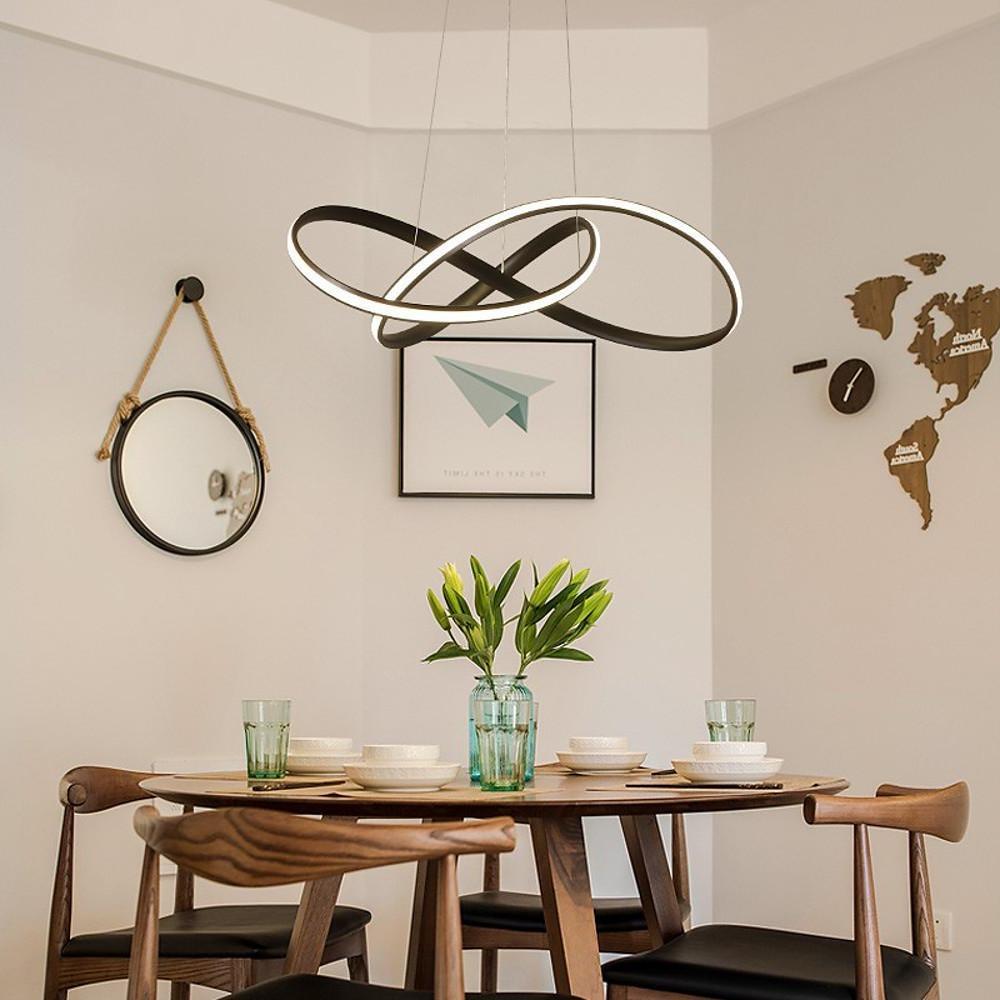 Mobius Ring Pendant Light Modern Elegant LED Pendant Fixture