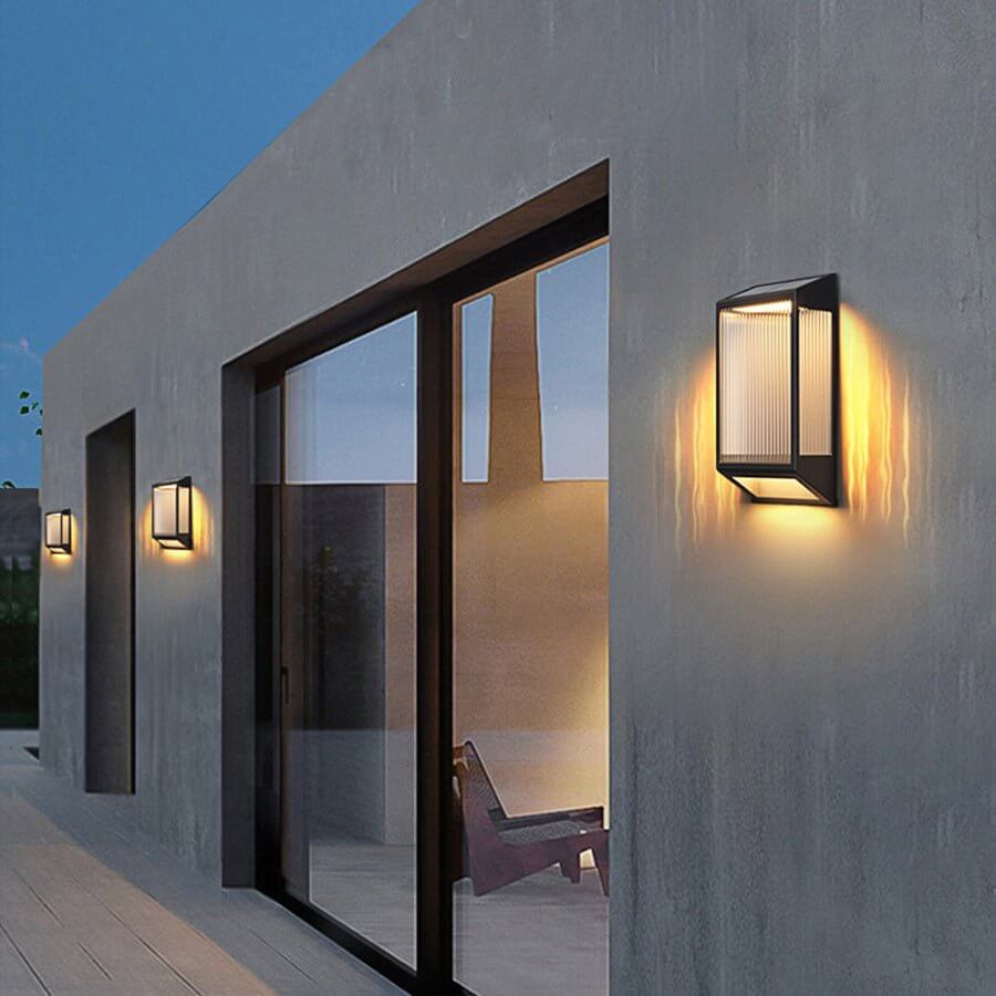 Stylish Vertical Ripped Acrylic LED Wall Lamp Waterproof & Modern Wall Lighting